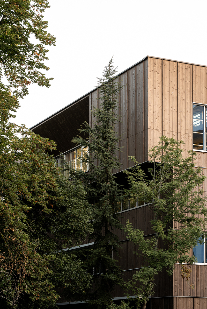 agence d'architecture DLW : projet de construction d'un bâtiment d'enseignement et tertiaire pour l'Institut Public Ocens à Nantes, à destination d’enfants et d’adolescents déficients visuels.