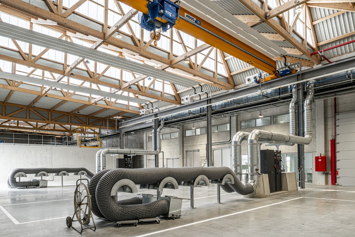 agence d'architecture DLW : projet de construction des infrastructures de soutien technique des véhicules blindés de nouvelles générations (programme Scorpion) à Pamiers